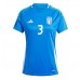 Echipament fotbal Italia Federico Dimarco #3 Tricou Acasa European 2024 pentru femei maneca scurta